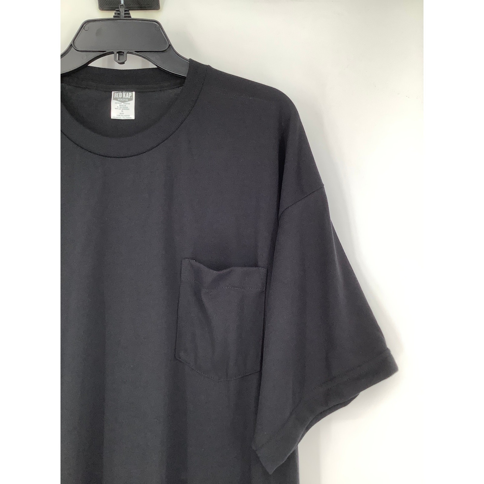 Red Kap Men's XL Black Short Sleeve Performance Core Pocket Athleisure Tee L27-3 gallery