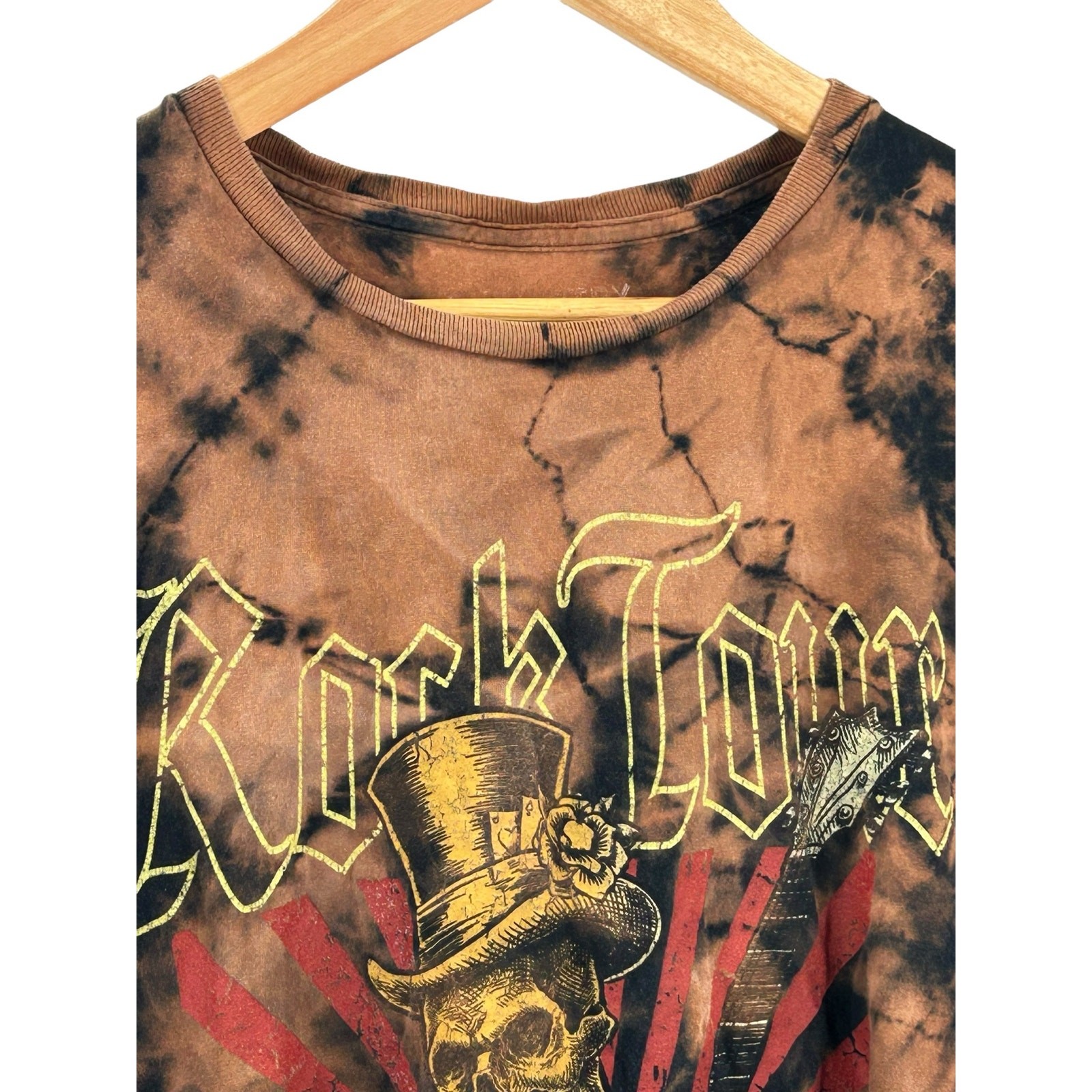 Chemistry Men's Shirt XL Bleach All Over Print Rock Tour World Tour Tee Skeleton gallery