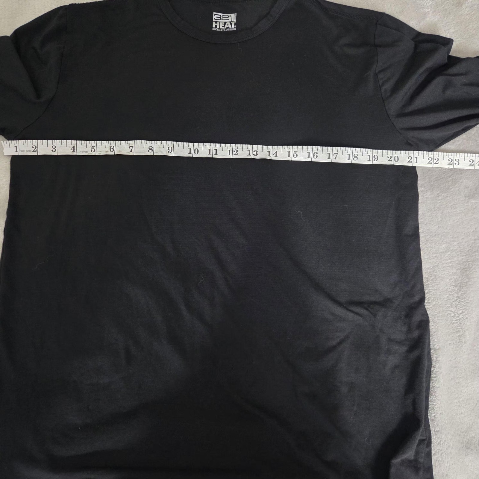 32 Degrees Heat Shirt Mens Large Black Thermal Long Sleeve Base Layer Tee Top gallery