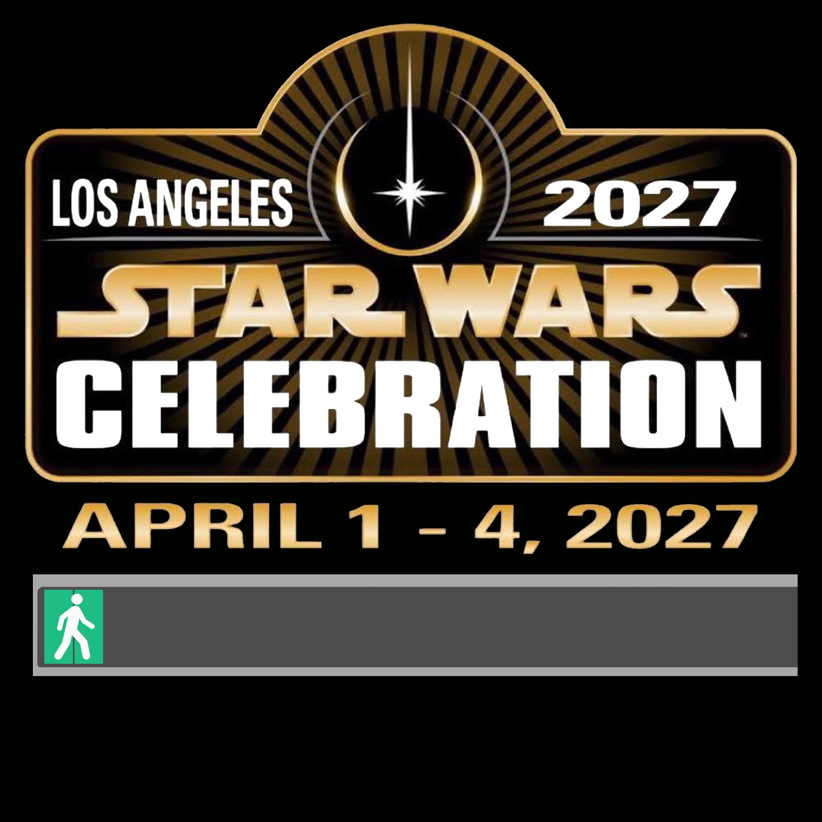 Star Wars Celebration shirt with WALKING MAN
