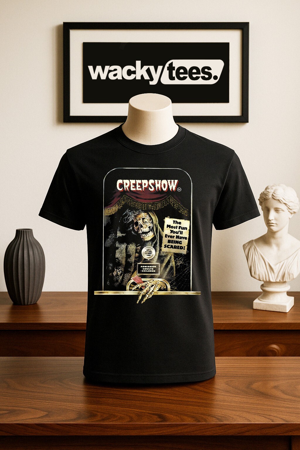 Creepshow The Most Fun You'll Ever Have Horror Terror Graphic Tee Shirt gallery