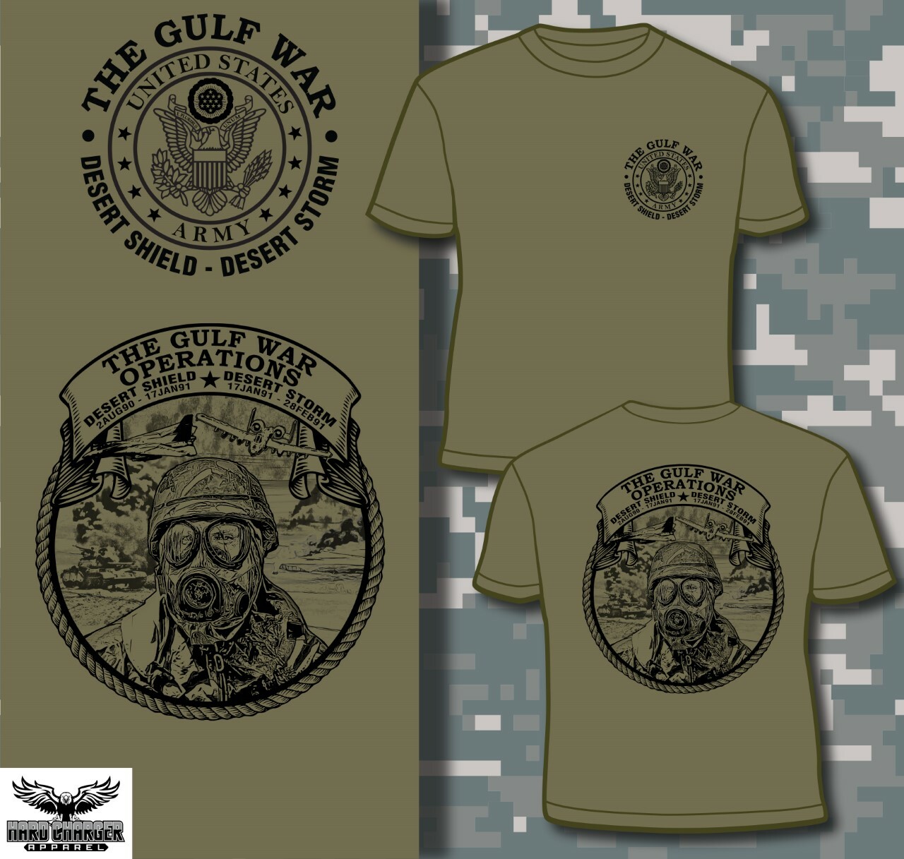 US Army Operation Desert Shield - Desert Storm 30 Year Anniversary T-shirt gallery
