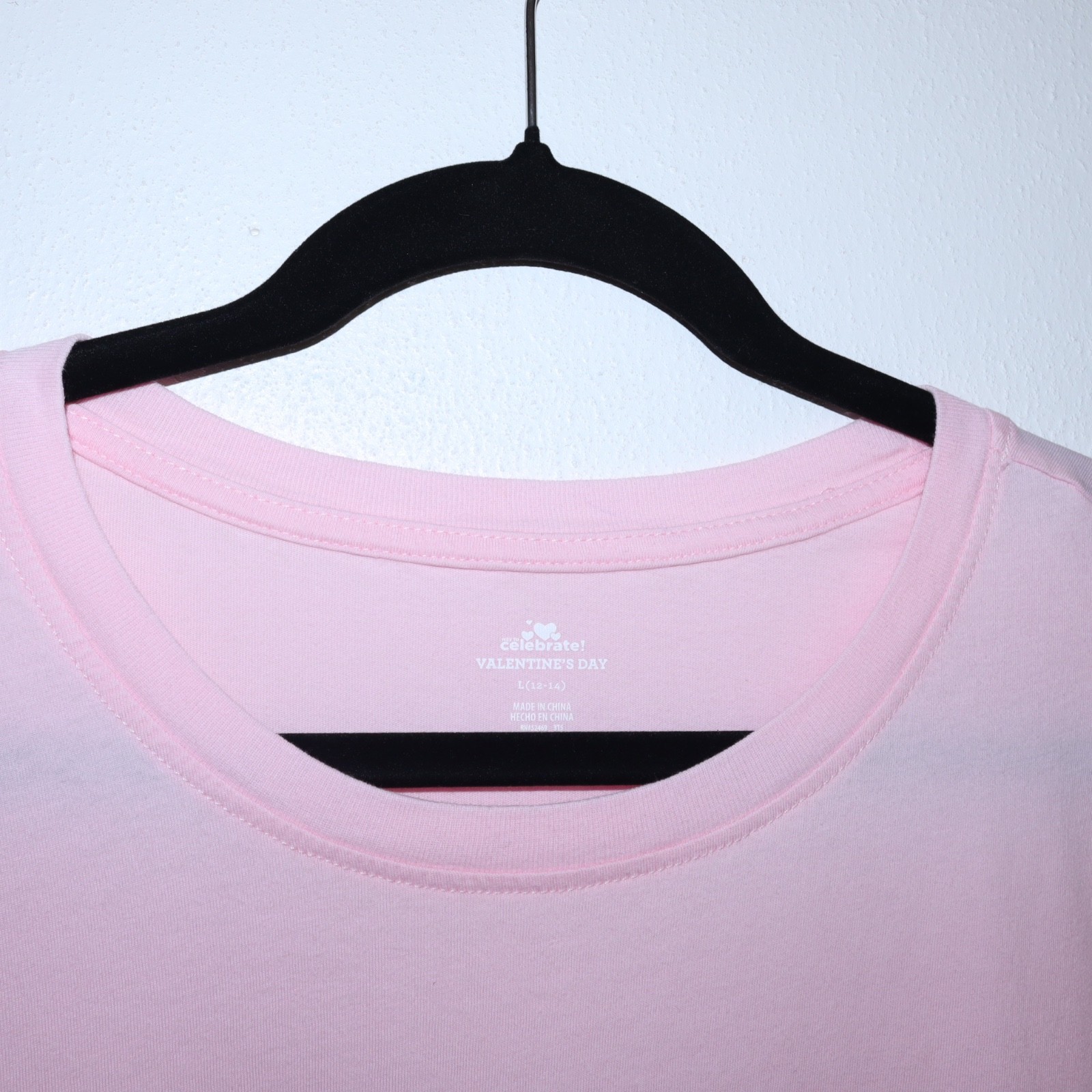 Baby Angels 100% Cotton Woman's T Shirt Pink/Red Oversized Be My Valentine gallery