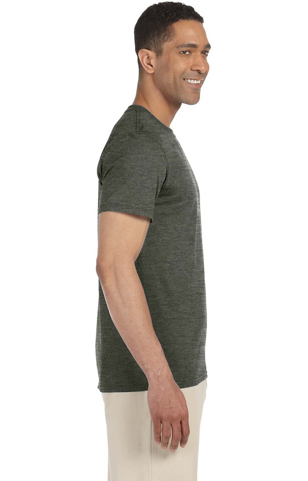 Gildan Adult Unisex Softstyle 4.5 oz. T-Shirt G640 Large gallery