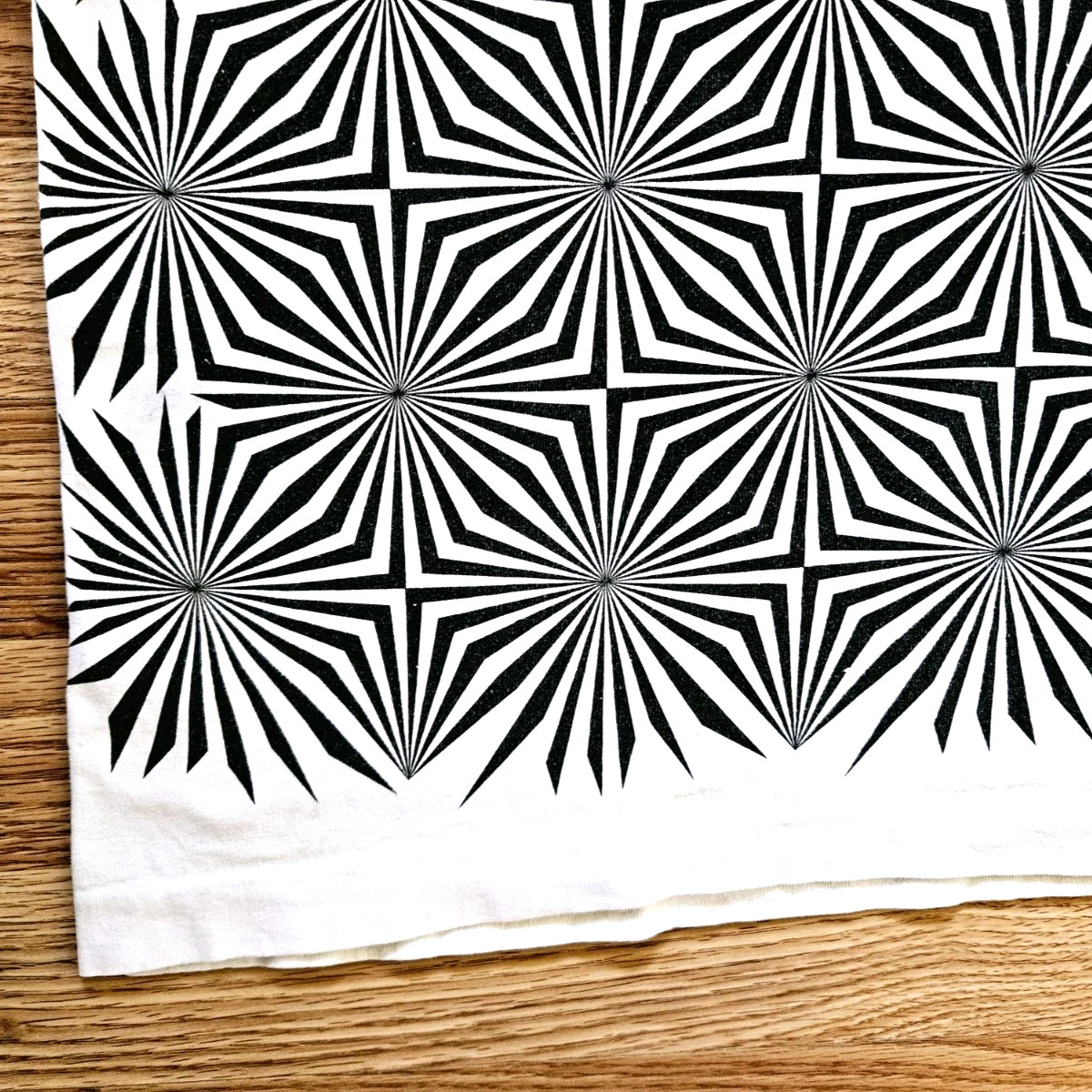 Vintage 80s 90s Trippy LSD Drug Optical Illusion AOP All Over Print T Shirt XL gallery