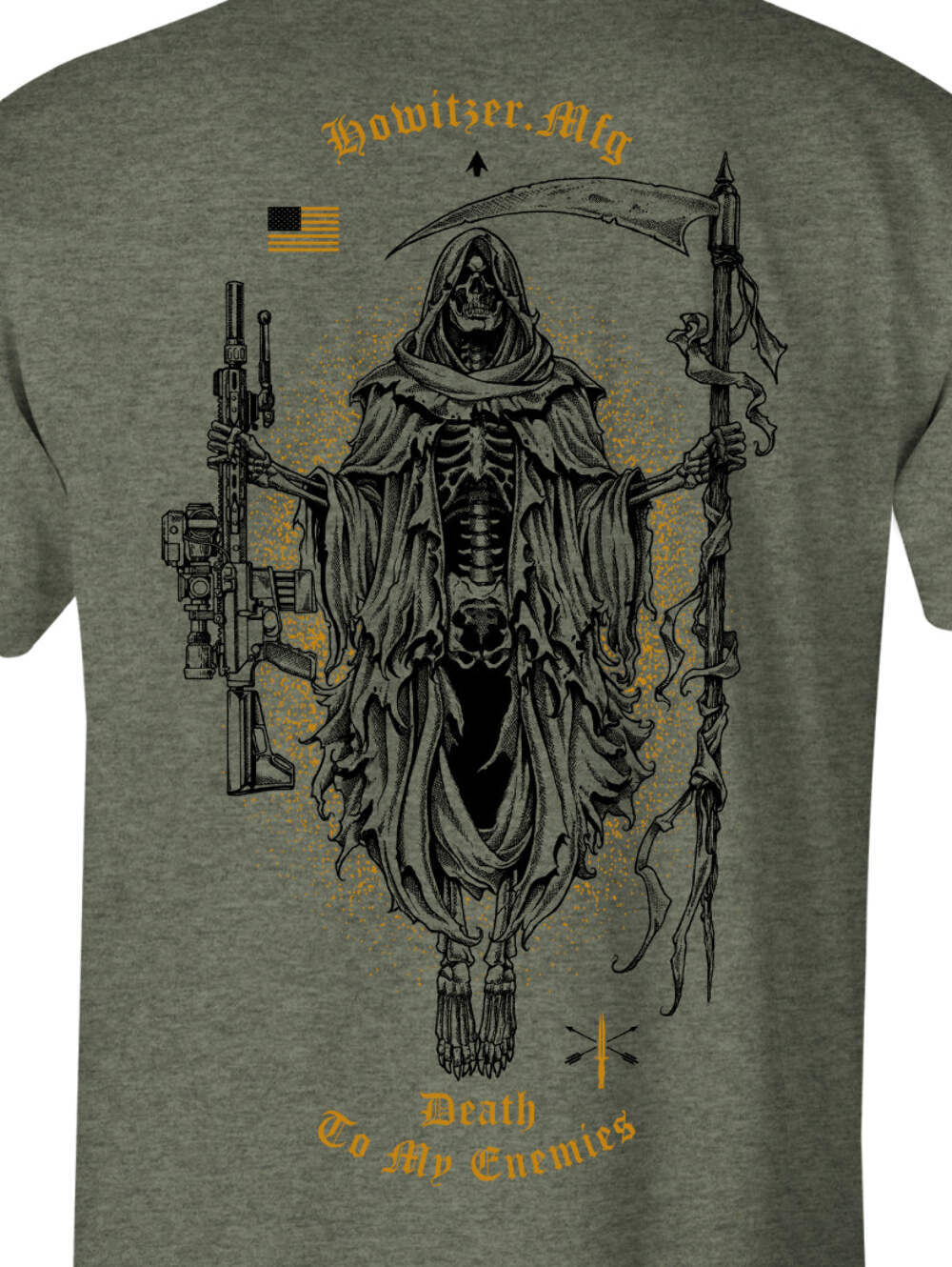 Howitzer Men's T-shirt Death Military Grunt MFG gallery