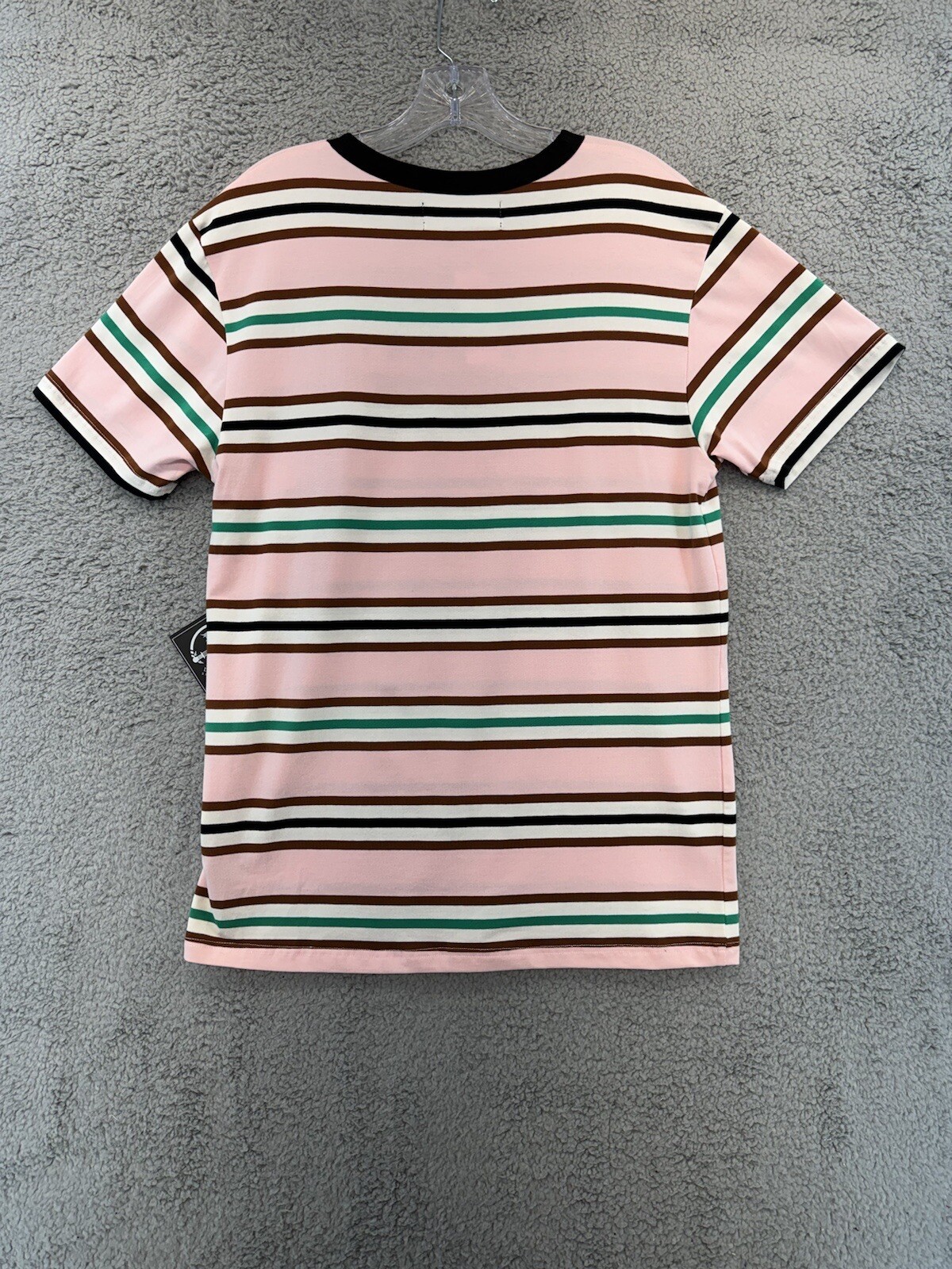 Civil Regime Striped T-Shirt Pink Men’s Sz M Trendy Crew Neck Streetwear New gallery