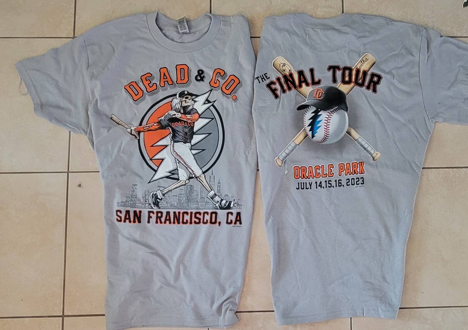 Dead and Company City Shirt Extra Large XL 2023 San Francisco Brand New