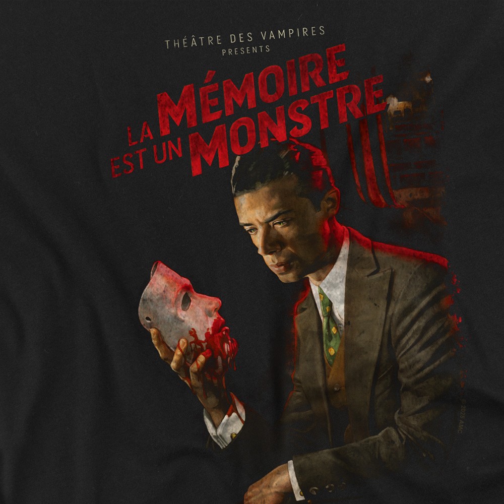 Interview with The Vampire La Memoire Poster Unisex Adult T Shirt, Black,S-7XL gallery