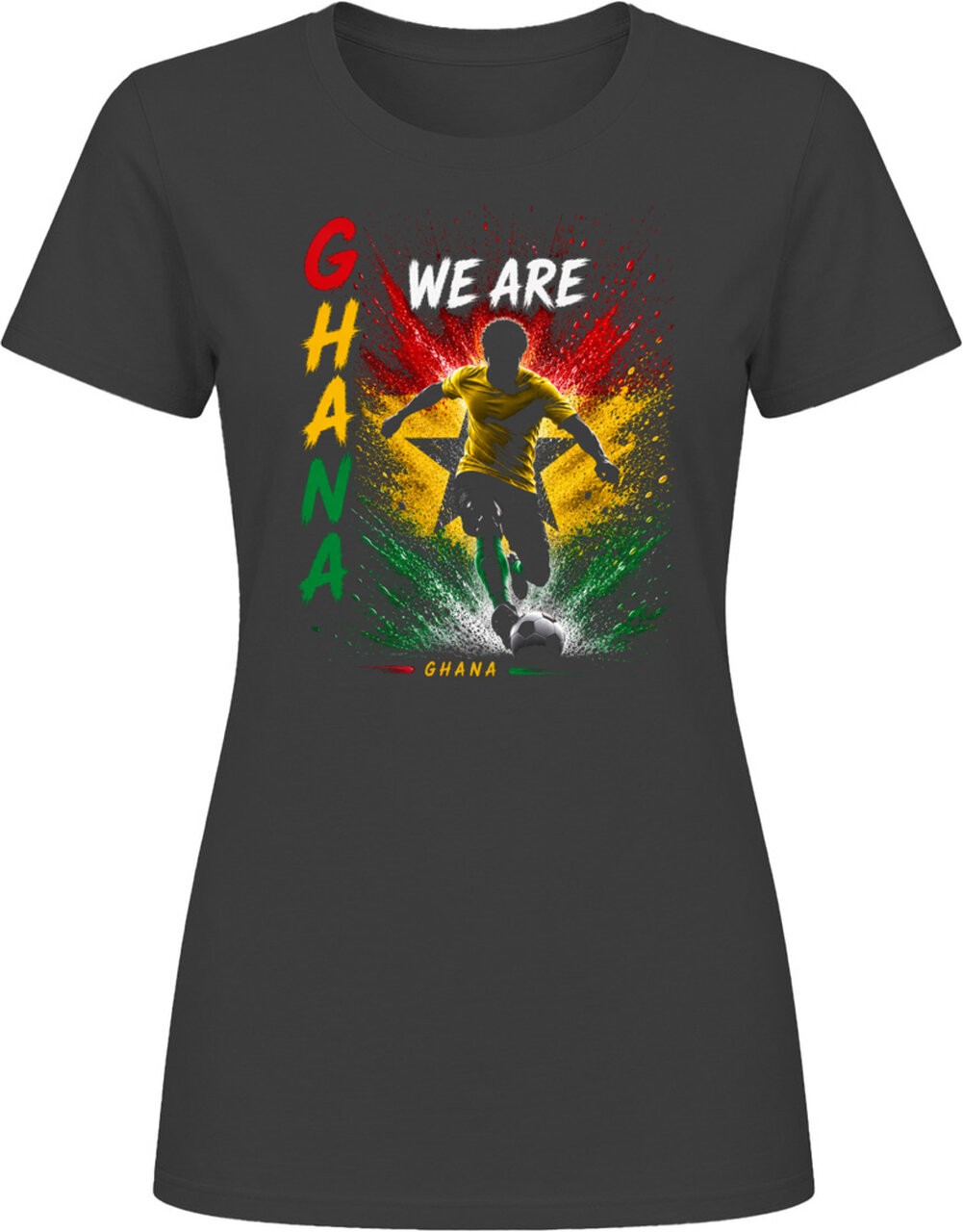 Ghana Soccer 2026 National Fan T Shirt gallery