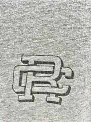 Reigning Champ Heather Grey Logo Crew Neck T Shirt Size M