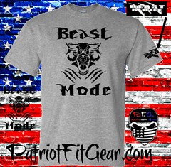 T-shirt,Beast Mode,Wolf,Exercise,Wellness,Fitness,Goal,#BeastMode,Motivation,,