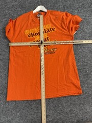 Hershey’s Chocolate World Reese’s Shirt Mens Large Orange Peanut Butter N135