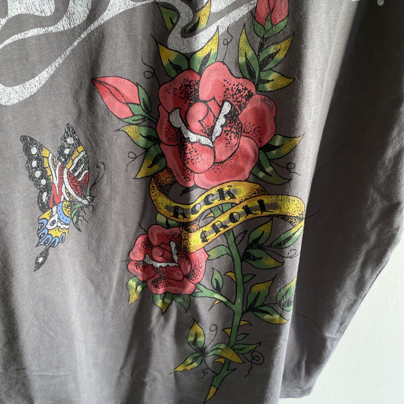 Aerosmith T-Shirt unisex XL Grey 100% Cotton Smokey Lettering Rock & Roll gallery