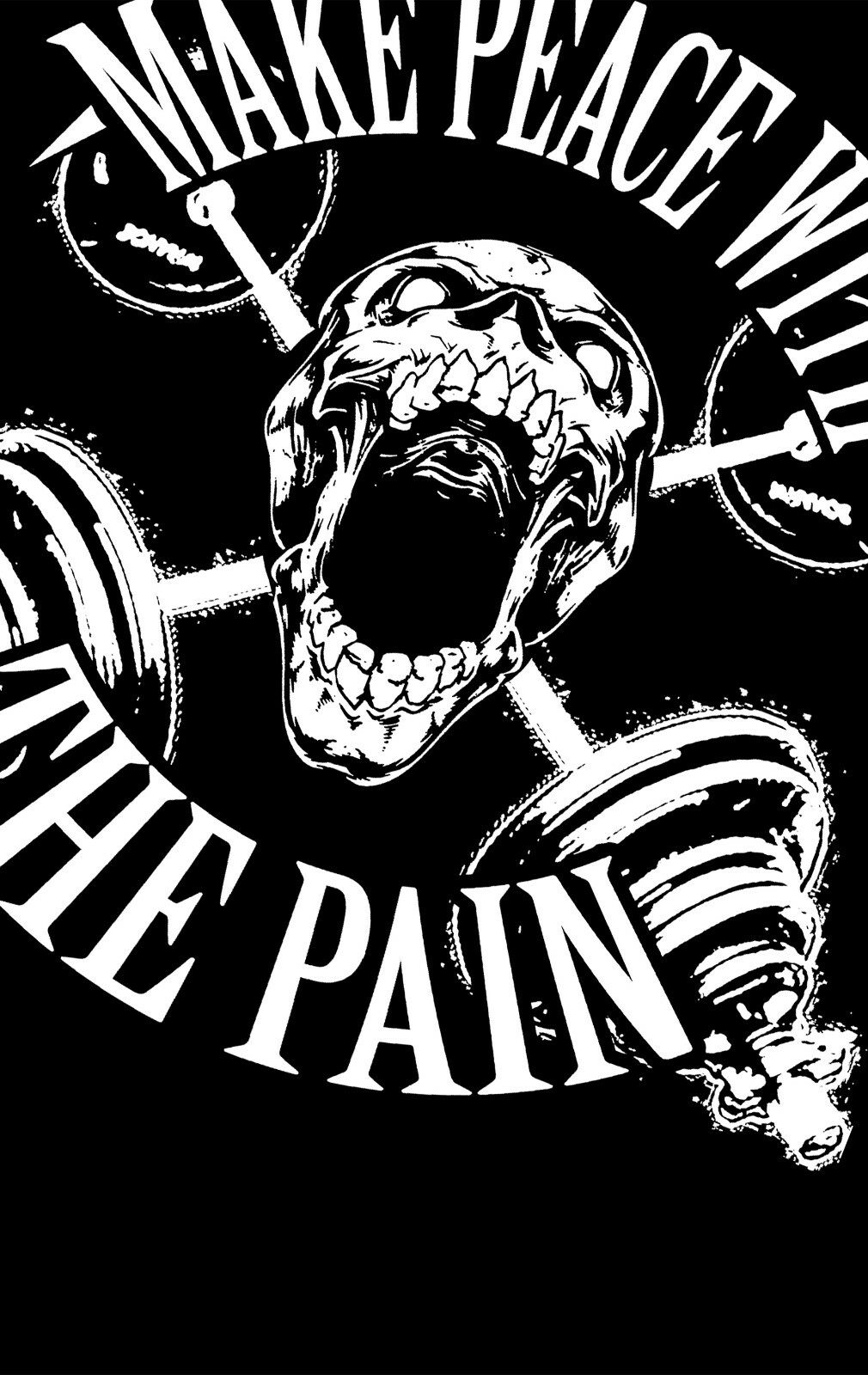 Iron Gods Make Peace w/ The Pain Tank Top, Gym Y-Back Tank, Men's Gym Tank Top gallery