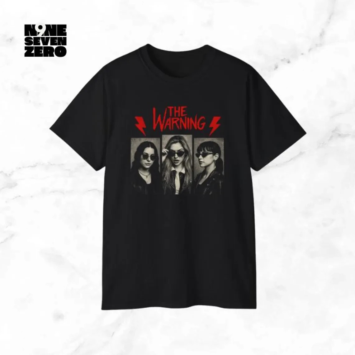 The Warning Band T-Shirt | Unisex Cotton Concert Tee gallery