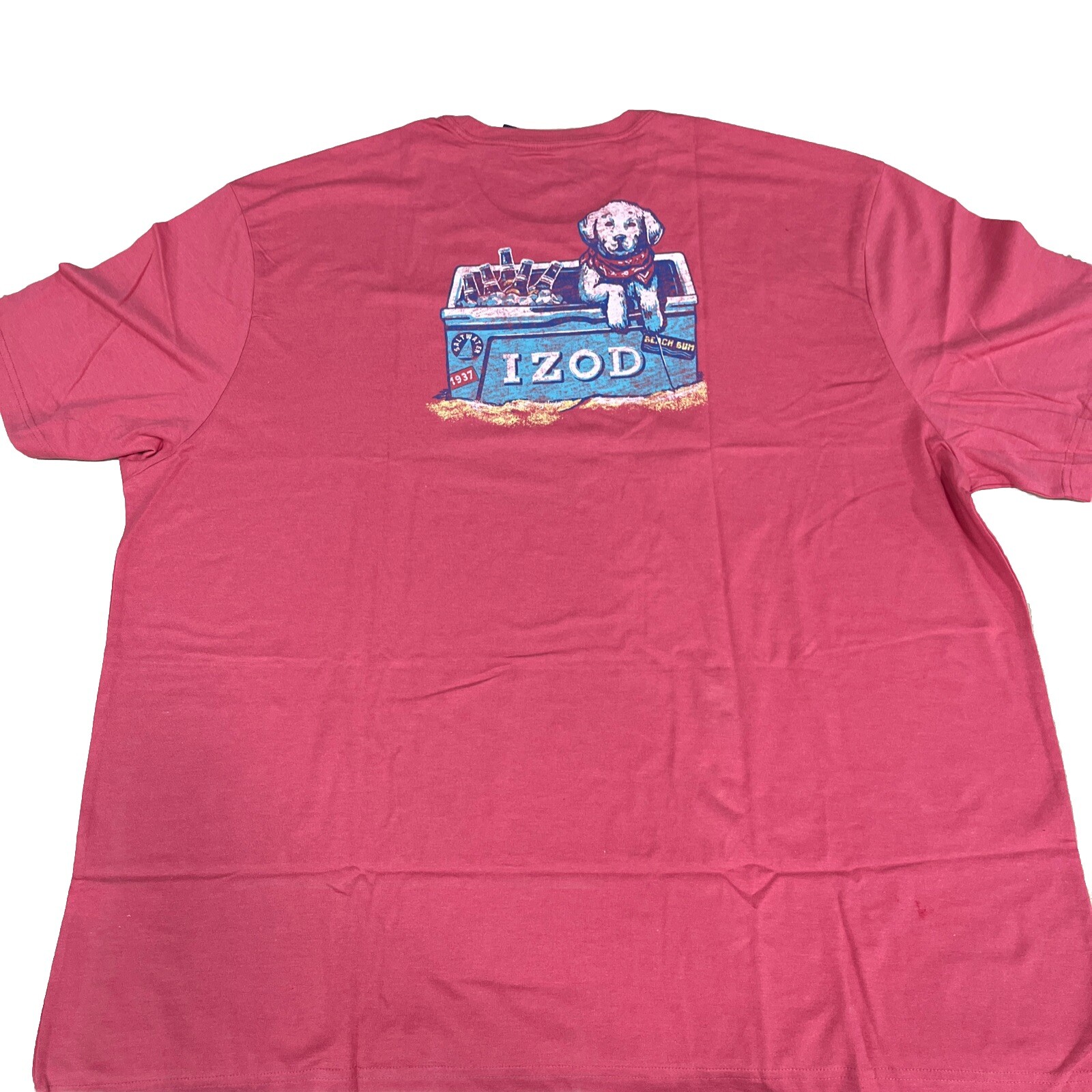 IZOD Saltwater Graphic Tee Rapture Rose Size 3XL gallery