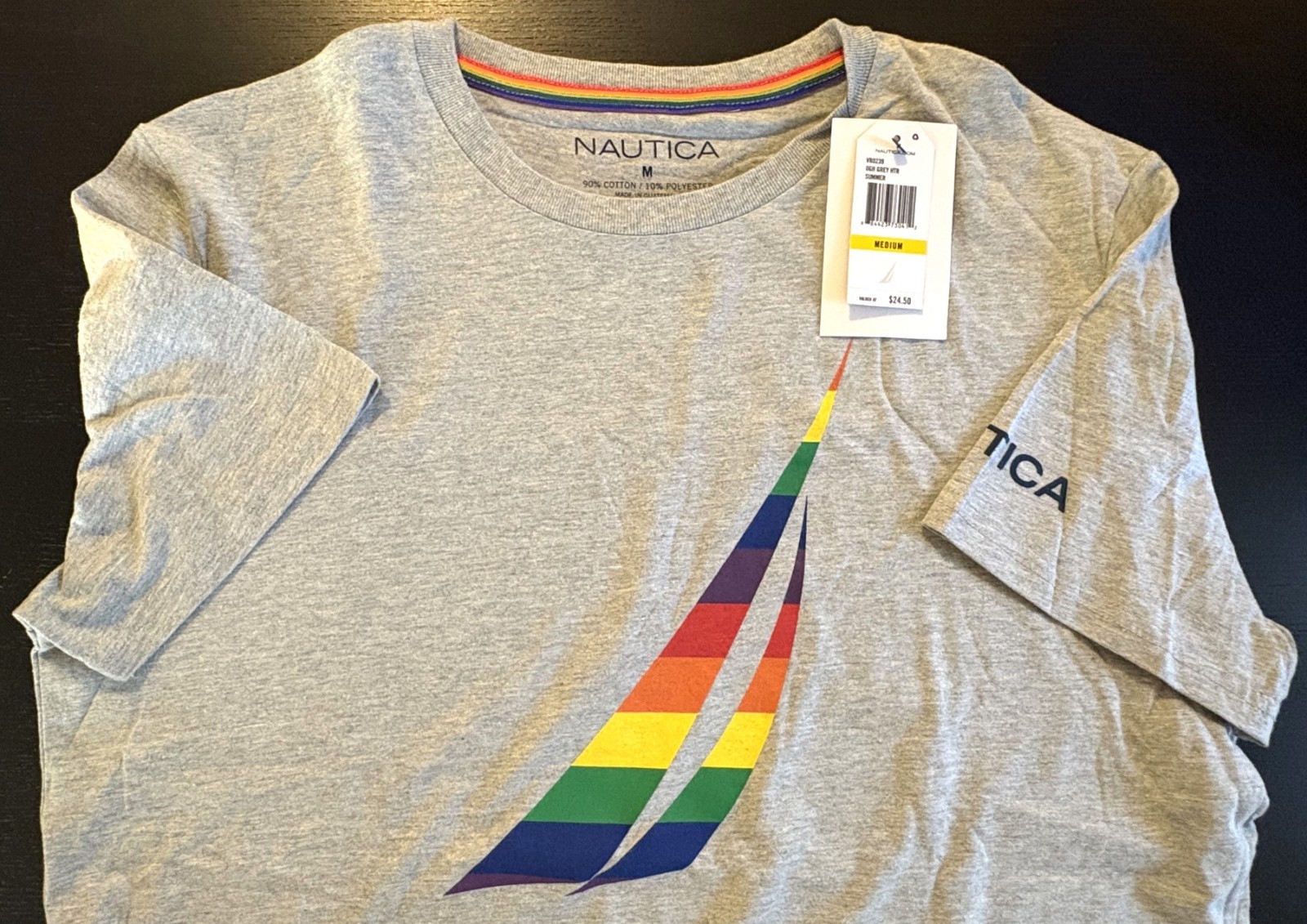 Nautica Pride Men's Medium T-Shirt - New with Tags - Mint - Free Shipping gallery