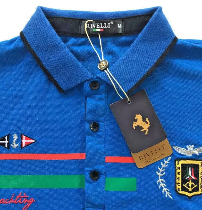 Men’s Premium Polo Shirt,Italian Style,Modern,Slim Fit,Spandex.M to XL.…E1.B gallery