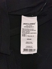 Jack & Jones Men’s Black Slim Fit Large