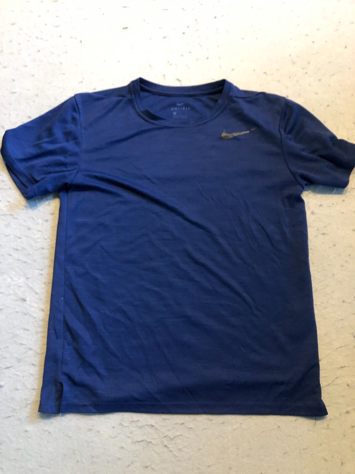 Nike Shirt Men’s Small Blue Heather Activewear Casual Tee