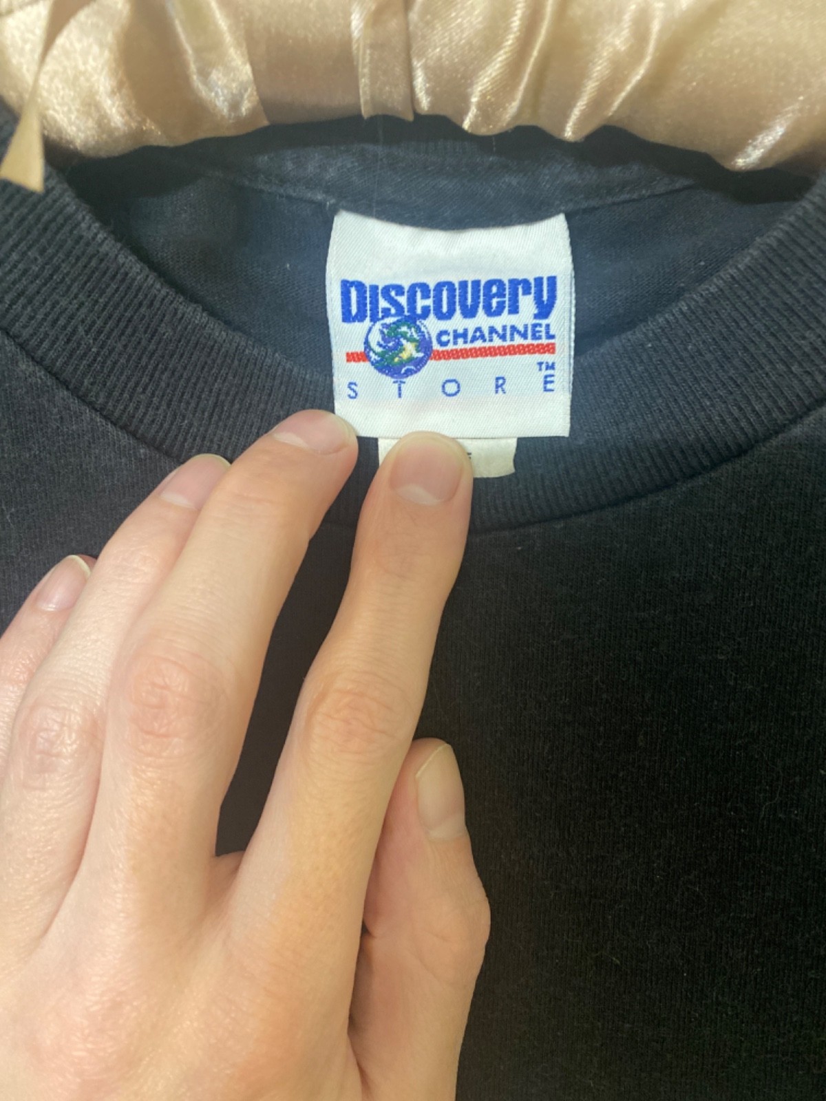 Discovery Channel store t shirt washed black large prime number joke tee gallery