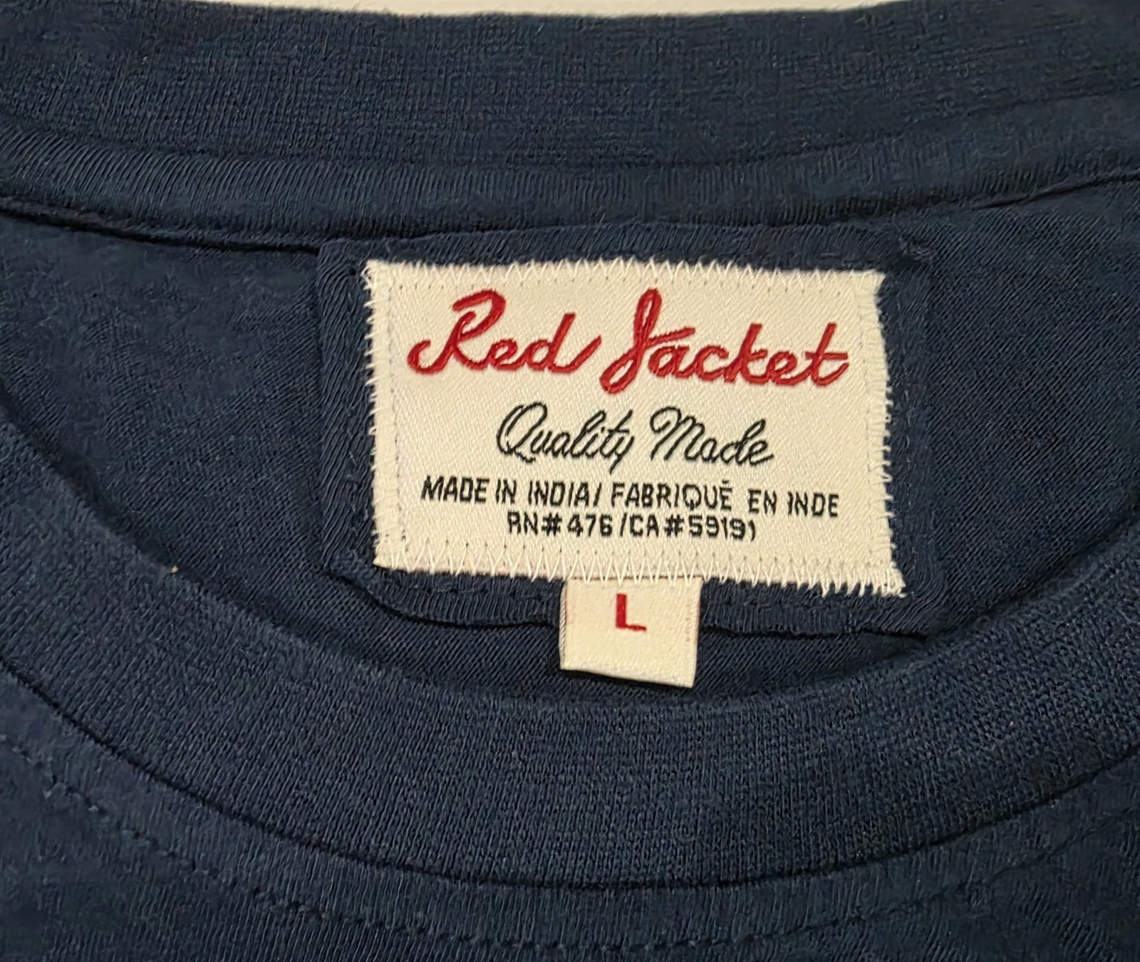 Malibu Vintage T-shirt Blue By Red Jacket Size Large gallery