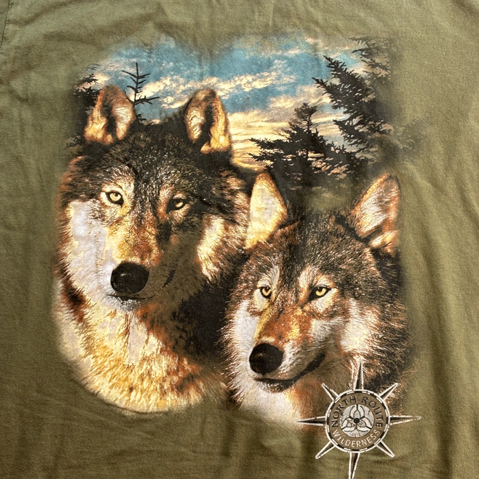 Vintage Wolf T Shirt Wildlife Sz XL gallery