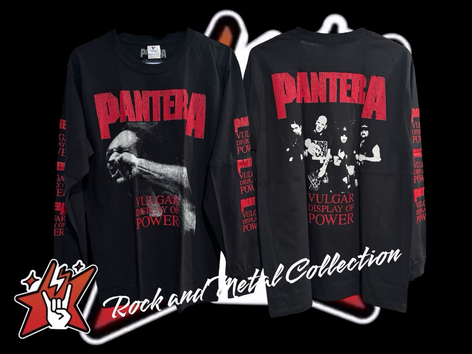 Pantera T-Shirt Short & Long Sleeve Exhorder Slayer Lamb Of God Metallica
