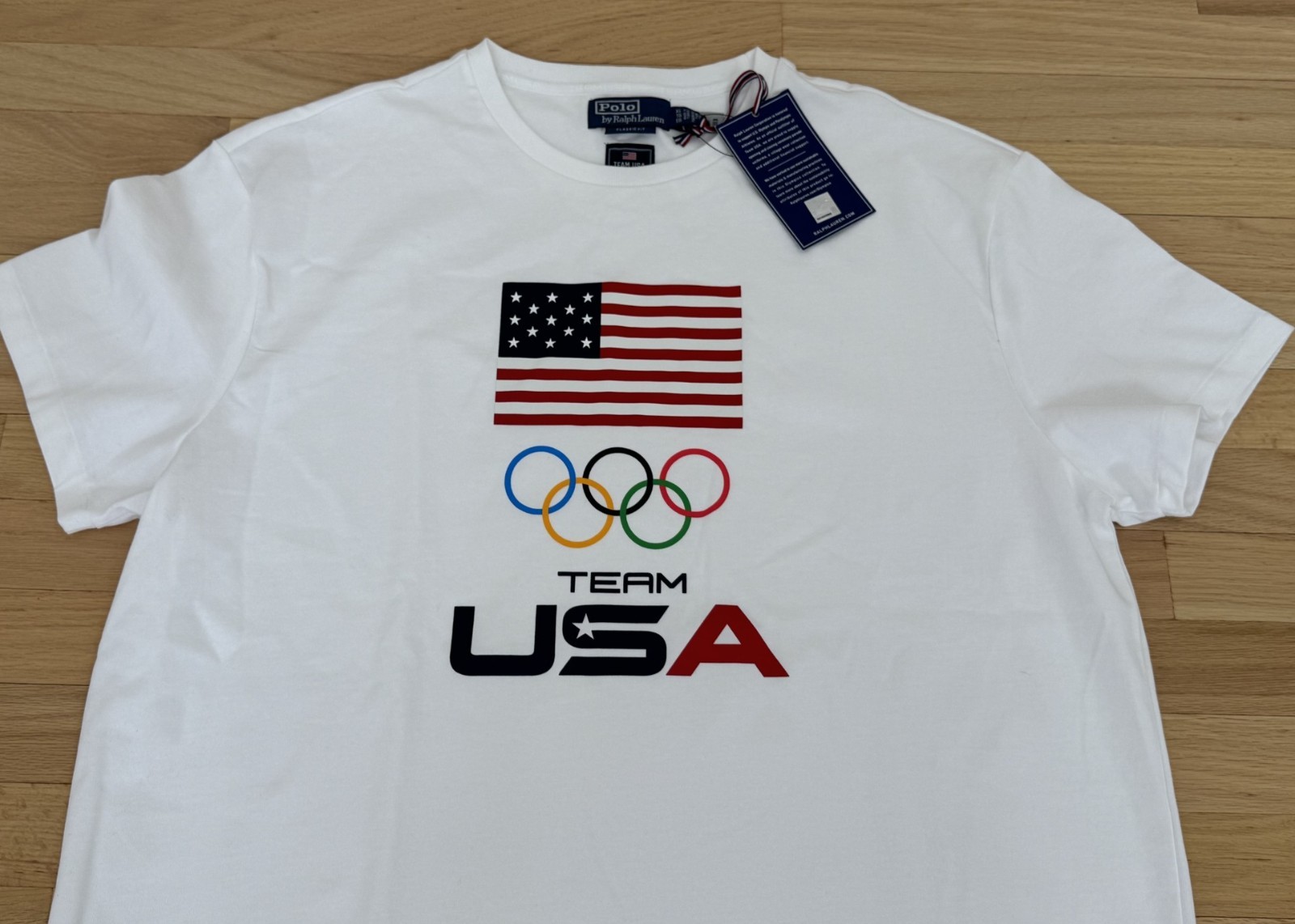 Polo Ralph Lauren Men's Olympic Graphic Team USA Flag Print T-Shirt White S-XL gallery