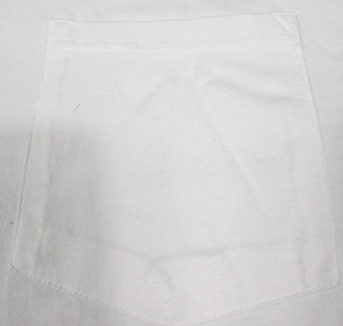Men's Crew Neck T Shirt XL White "Pack of 2" Pocket Relaxed Fit Goodfellow Co gallery
