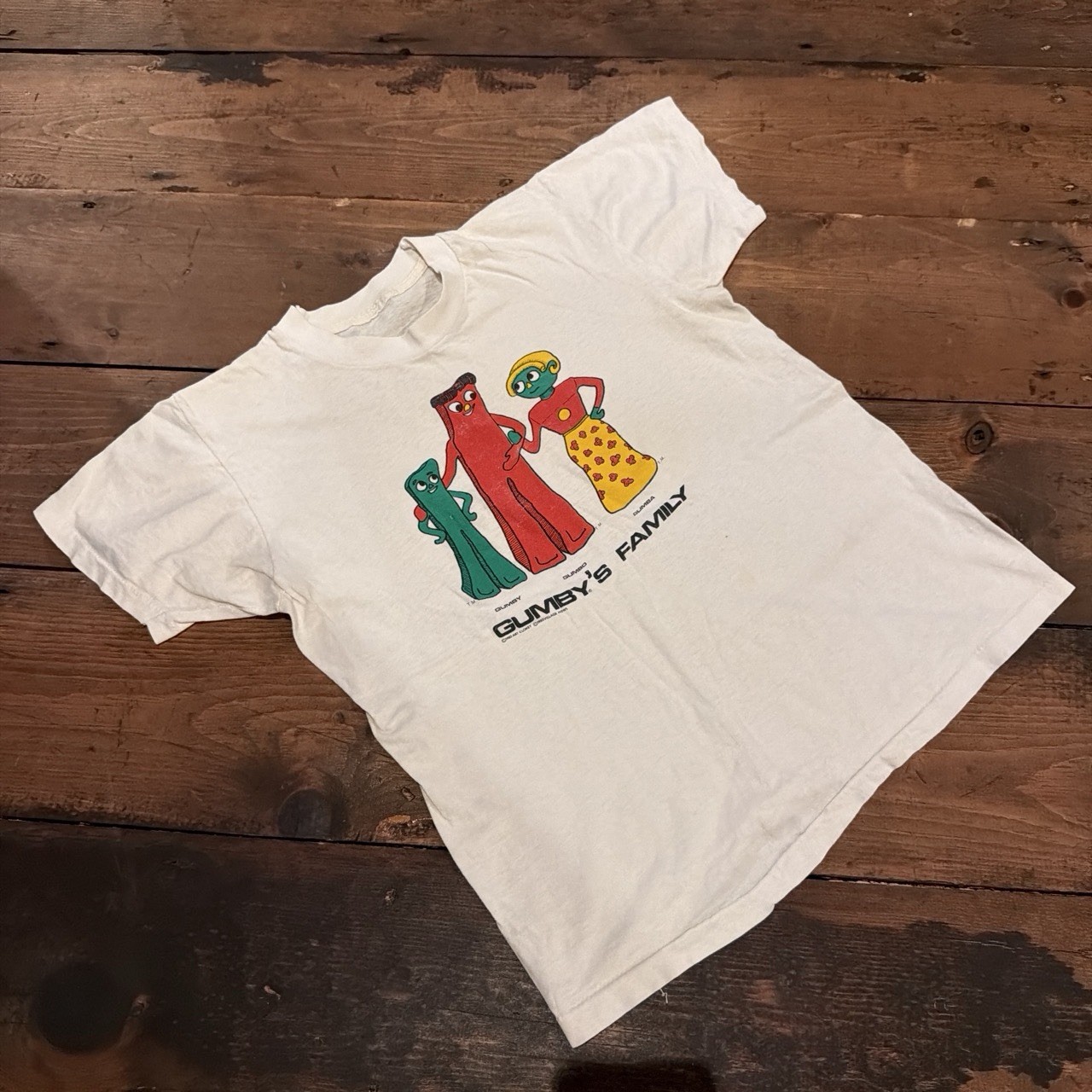 Vintage 80s “Gumby And Family” Single Stitch Tee Shirt gallery