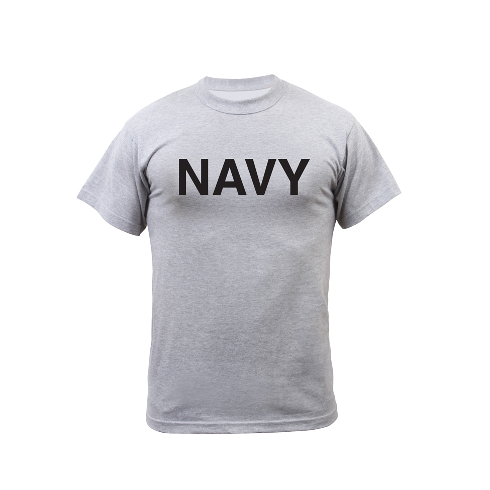 US Navy T-shirt Vintage GREY PT Gym Workout SEAL SSN SSBN CVN LHA FF DDG LHD CG