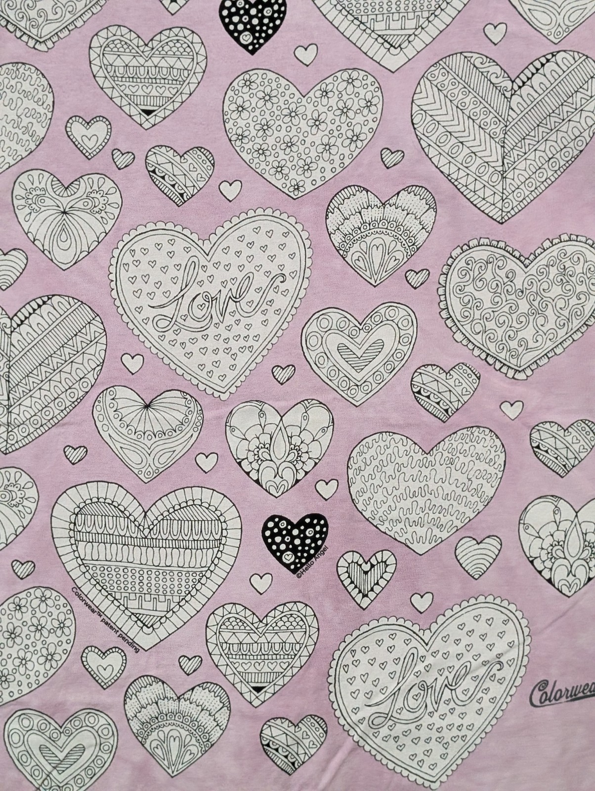 The Mountain Men’s T-shirt Pink Colorwear Hearts Retired Logo 2XL #1508 NWOT