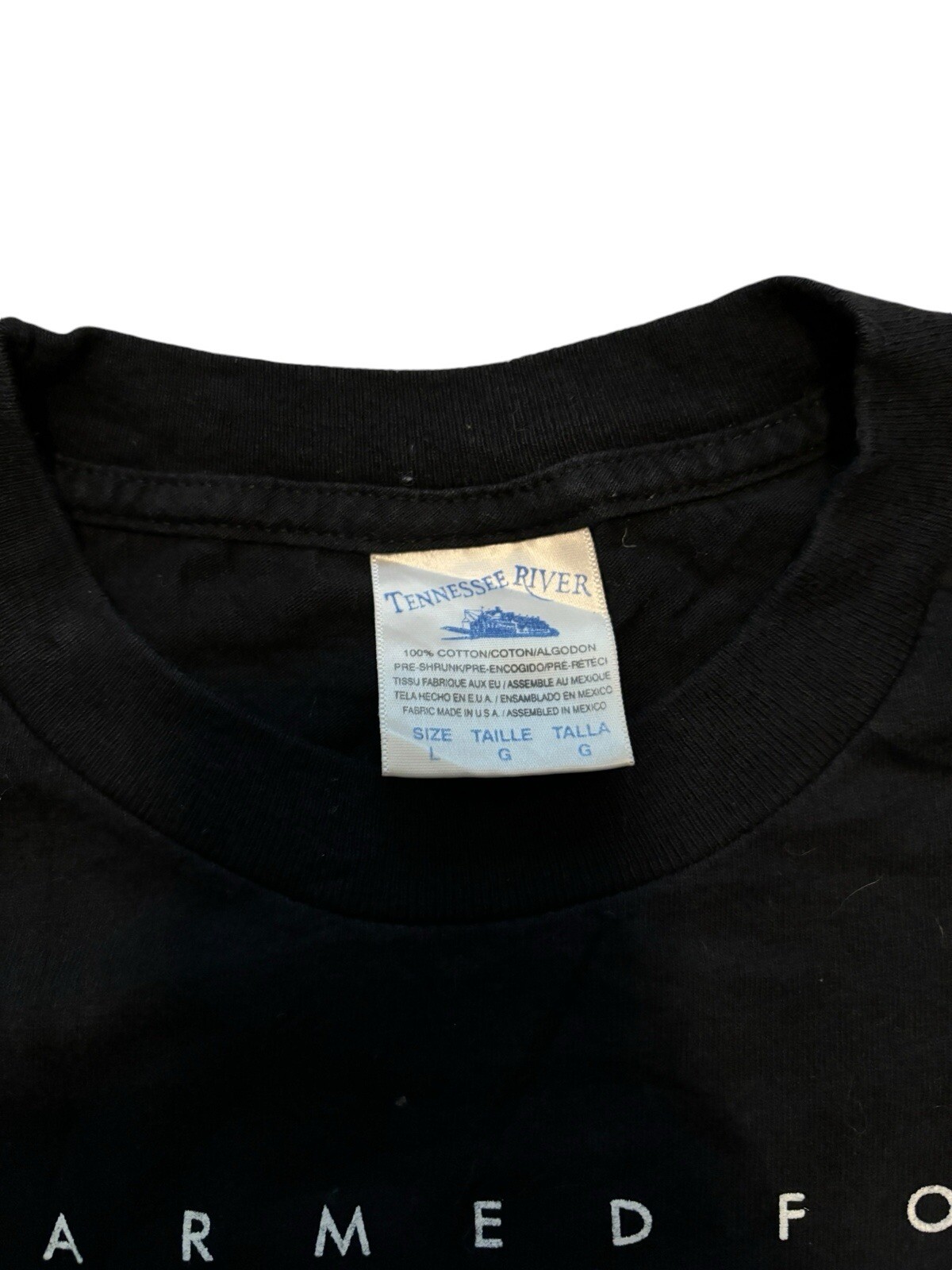 Vintage 1992 US Armed Forces Vietnam Vet Graphic Talking Tops T-Shirt USA Large gallery