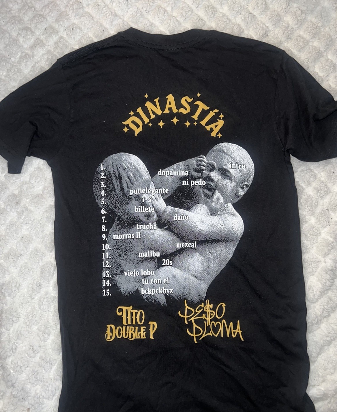 Dinastía Peso Pluma Tito Double P & Friends Men's Black T-Shirt XL gallery