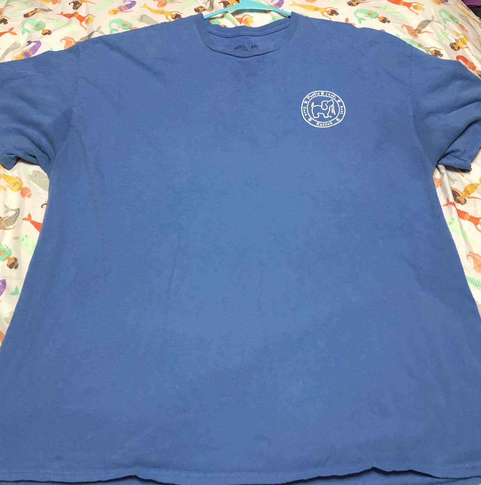 Puppie Love Mens XXL Tshirt Ice Cream Dog