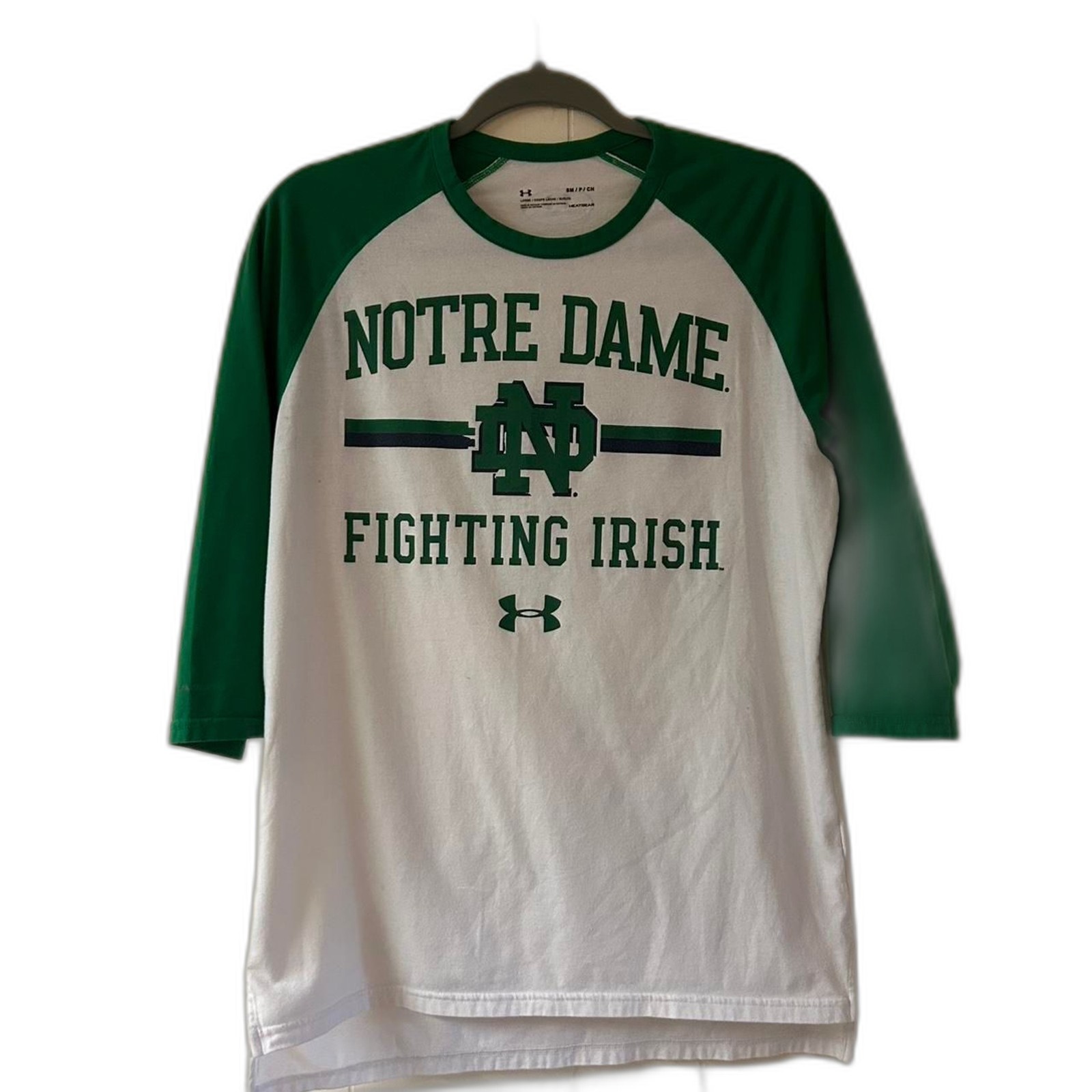 Under Armour Notre Dame Fighting Irish Quarter Sleeve Tee
