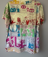 Popeye The Sailor Man Multi Color Men’s Size 3XL Comic Print Style Shirt EUC