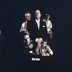 The Sopranos Characters Vignette Vintage Tee – Black T-Shirt Men’s Size XL