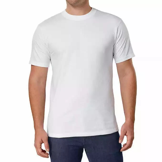 Kirkland Signature Men’s Crew Neck Tees, 6 pack – White – Large – Free shipping