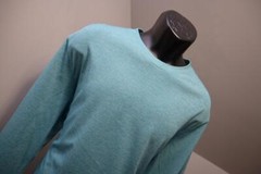 Duluth Trading Co. Wicking Polyester Nylon Shirt Baselayer Blue Mens Large