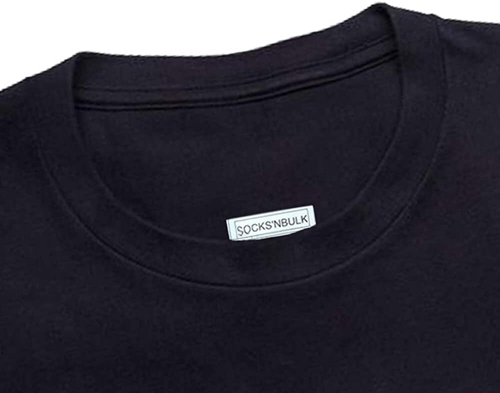 SOCKS'NBULK 12 Pack Mens Cotton Crew Neck Short Sleeve T-Shirts Mix Colors Bulk gallery
