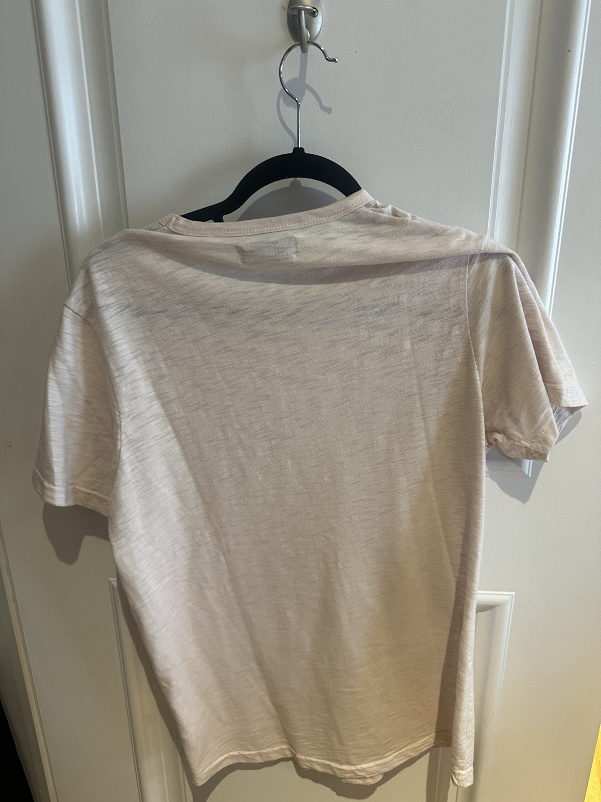 KITH Men's Cream T-Shirt, Short Sleeve, Size Small, Textured/Slub Fabric, gallery