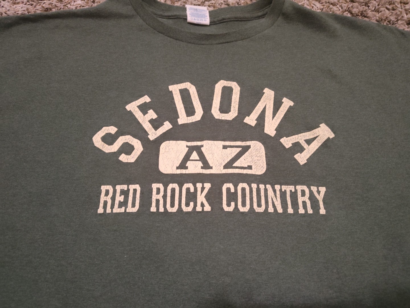 Sedona AZ Red Rock Country T Shirt Mens 2XL XXL Green Short Sleeve Crewneck gallery
