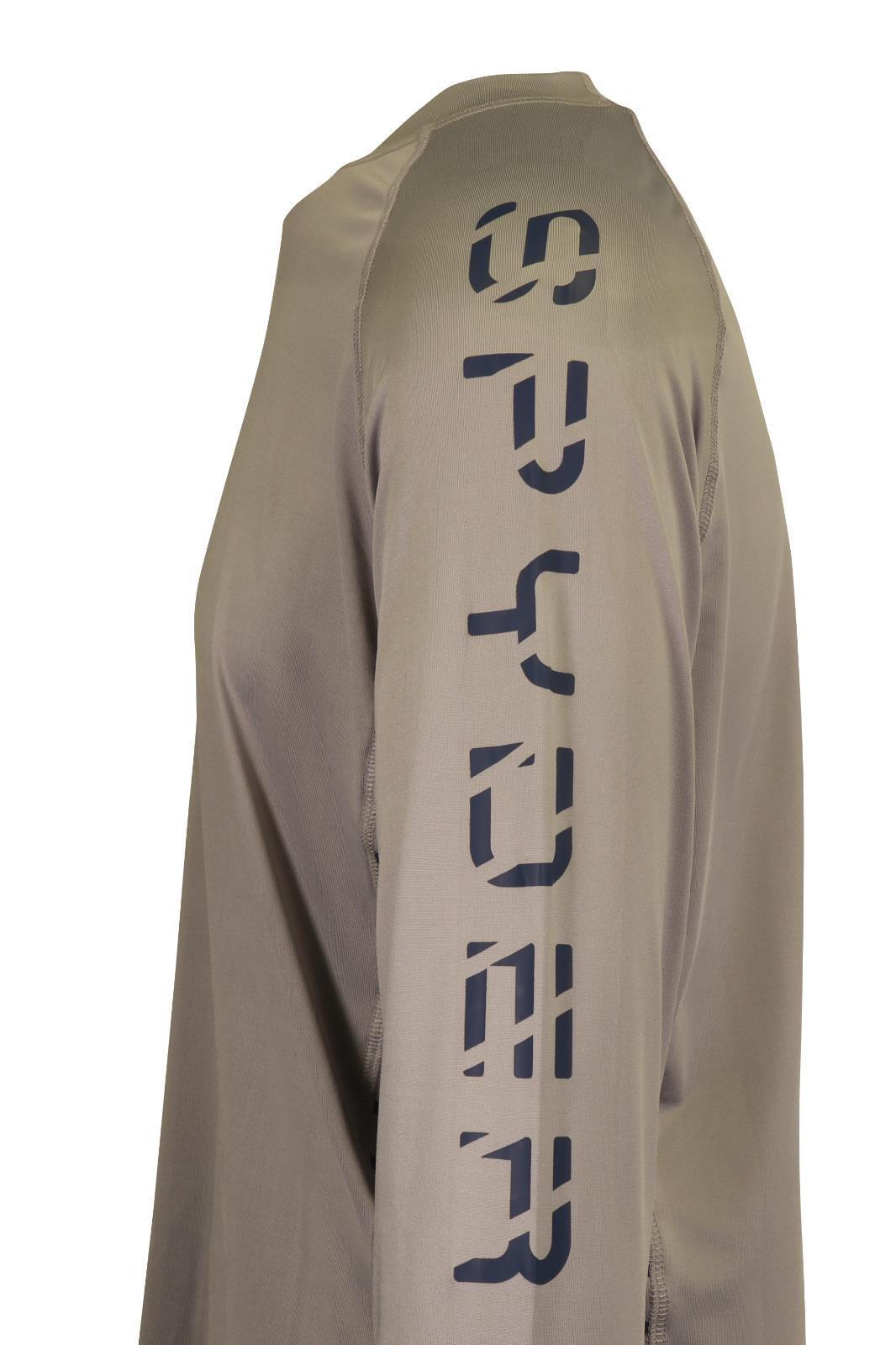 Spyder Men's T-Shirt Grey UPF30+ Rash Guard L/S (S01E) gallery