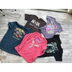 Huge 25pc Band Tee Lot Nirvana AC/DC Wu-Tang Johnny Cash Bob Marley Graphic