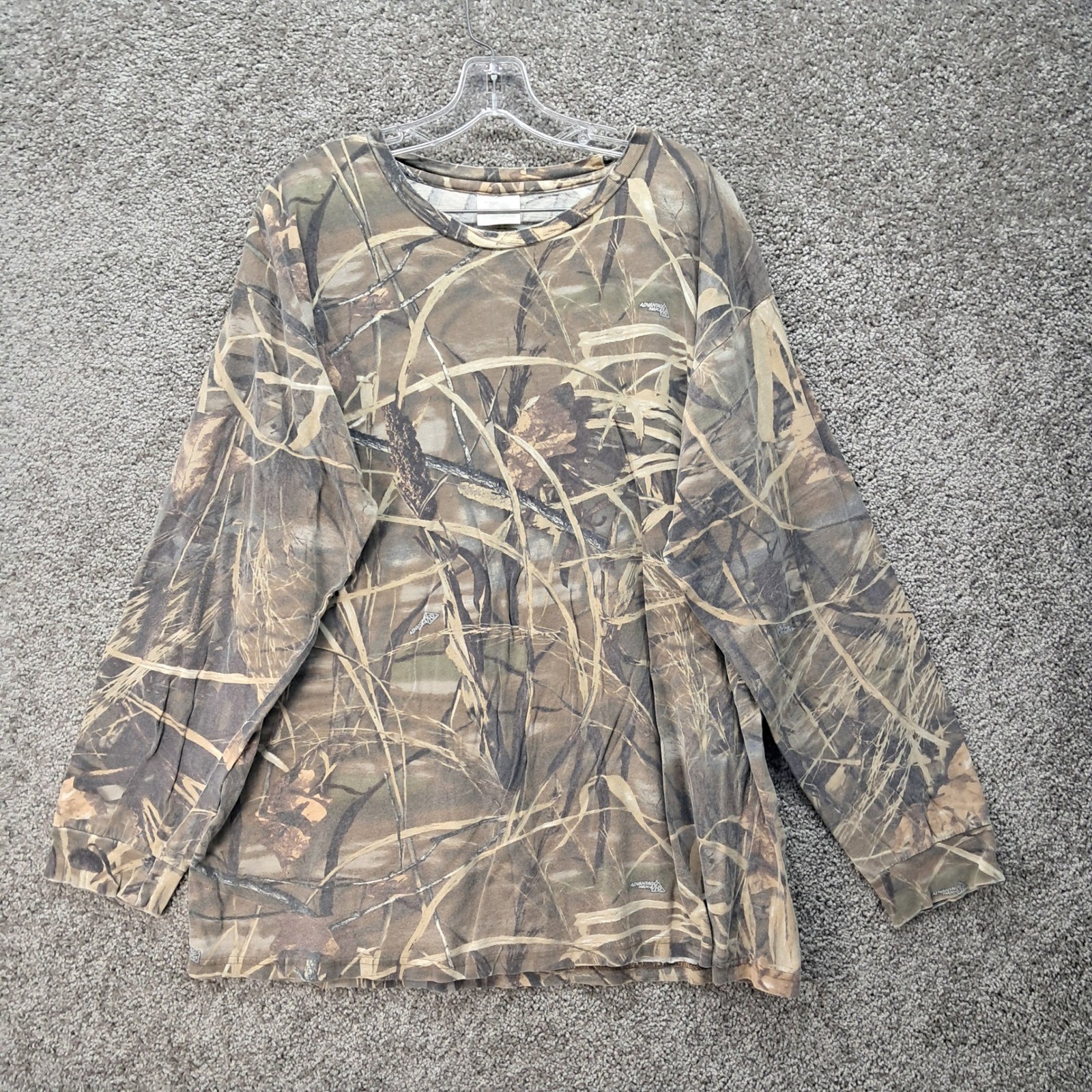 Advantage Max-4 HD Camouflage Long Sleeve Hunting Shirt Mens 2XL 100% Cotton gallery