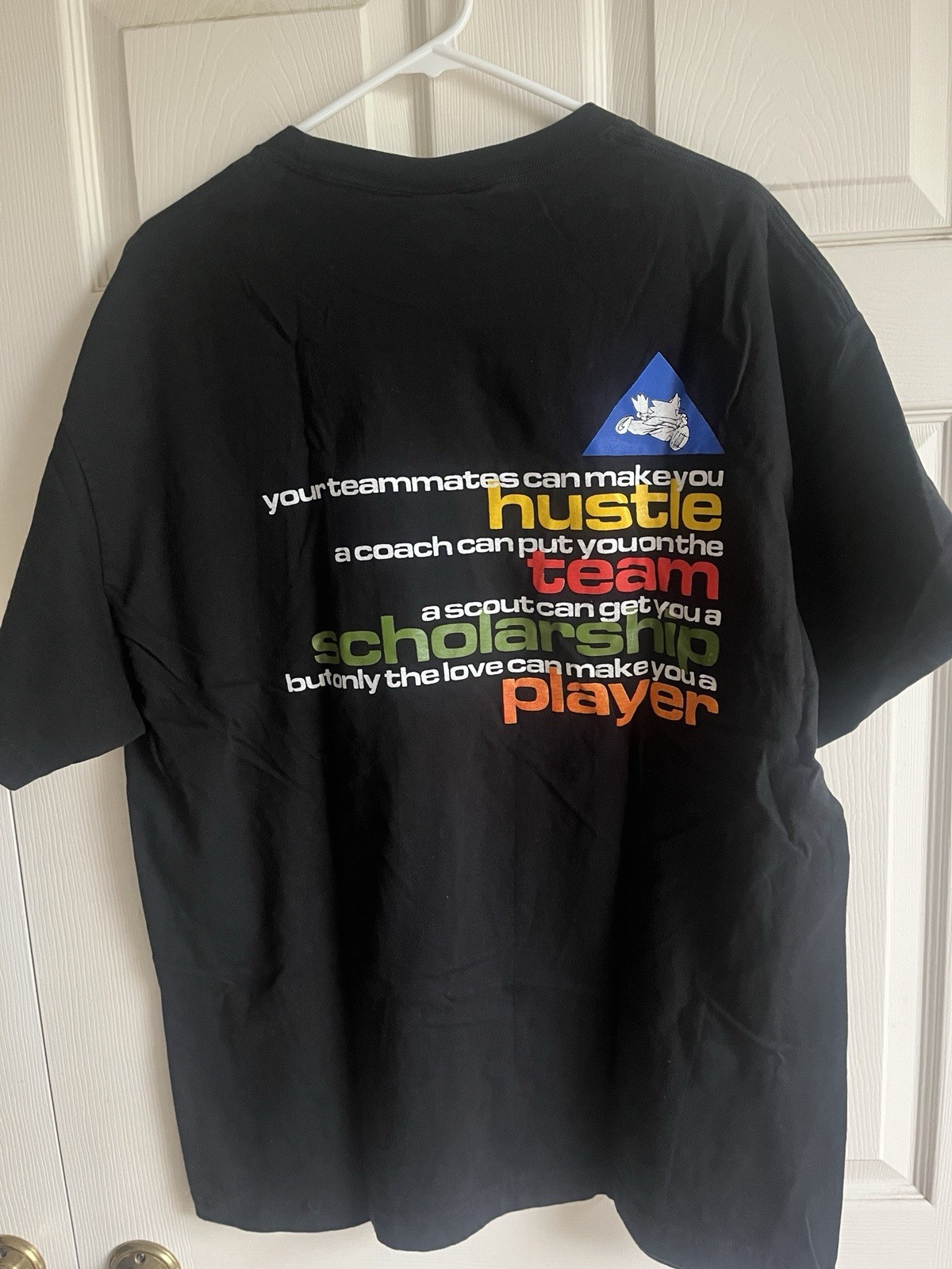 Nike No Routine Football Basketball Pro Combine NYC Men's Shirt Black XL Vintage gallery