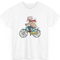 Atomic Bicycle Science Professor Men Kids Chemistry T-Shirt